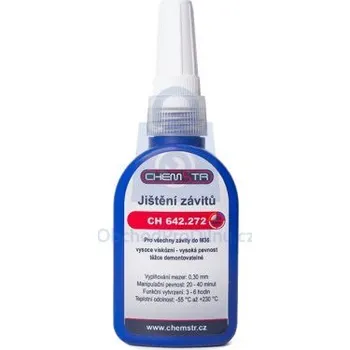 Průmyslové lepidlo Lepidlo na závity CH 642.272, vysoká pevnost, CHEMSTR 50 g, barva červená, balení 1 ks
