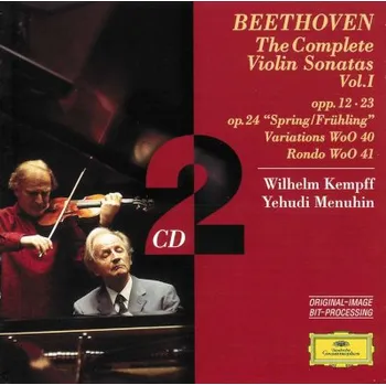 Zahraniční hudba Ludwig Van Beethoven / Wilhelm Kempff, Yehudi Menuhin - Complete Violin Sonatas Vol. I: Opp. 12, 23, Op. 24 "Spring = Frühling", (2CD, 4594332)