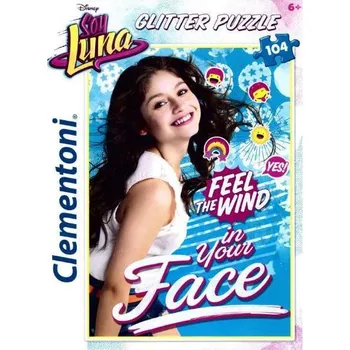 Puzzle Clementoni Puzzle 20137 - Soy Luna - 104 dílků brokat glitter