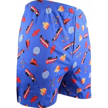 Trenýrky KARLOS pánské bavlněné trenýrky Lonka - HASIČI (LONKA trenýrky Karlos hasiči)