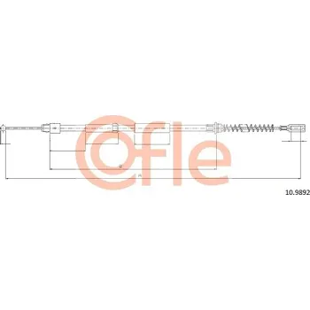 Autodíl Tažné lanko, parkovací brzda COFLE 10.9892