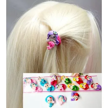 Dětské gumičky do vlasů Mořská panna sada (2ks) G052