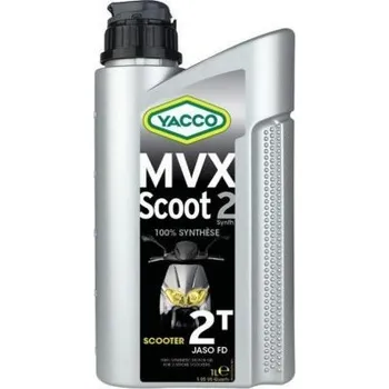 Motorový olej Motorový olej Yacco MVX Scoot 2 Synth, 1L