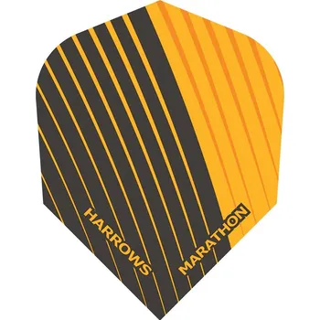 Příslušenství pro šipky Harrows letky Marathon Black Orange No.6