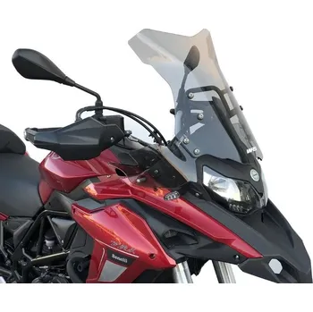 Zavazadlo na motocykl WRS Plexi na Benelli TRK 502, X (17-24) Intermedio kouřové