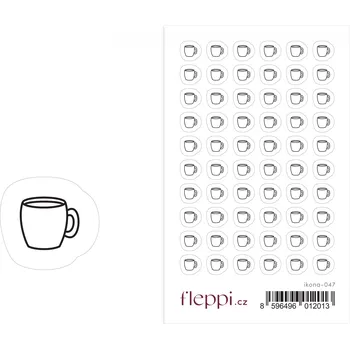 Fleppi Samolepky ikonky – Hrnek