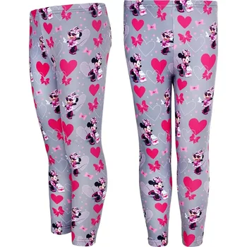 Dětské dívčí legíny Setino Minnie šedé