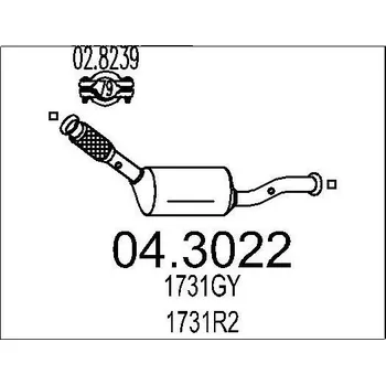 Katalyzátor Katalyzátor MTS 04.3022