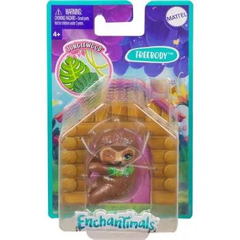 Mattel ENCHANTIMALS 81790 zvířecí kamarád třpytivý lenochod TREEBODY