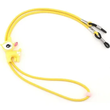 Brýlová obroučka Dětská elastická šňůrka na brýle - Žlutá, srnka