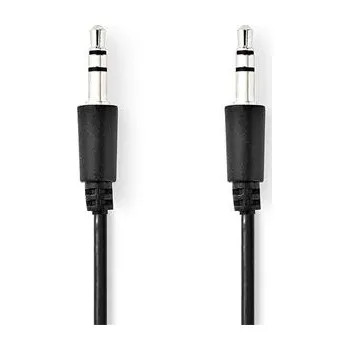 Audio kabel Nedis CAGP22005BK10- Stereofonní Audio Kabel | 3,5mm Zástrčka - 3,5mm Zástrčka | 1 m | Černá