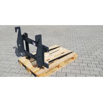 zvedák Rám pro Weidemann Wacker Kramer + Kované radličky na balíky 1,0m 2,5t