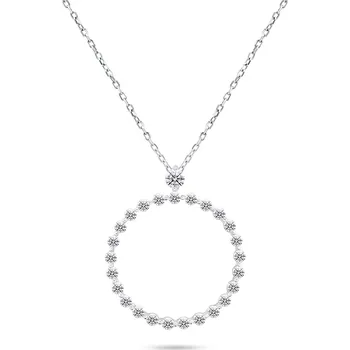 Náhrdelník Brilio Silver Stříbrný minimalistický náhrdelník NCL71W + 2 měsíce na vrácení zboží