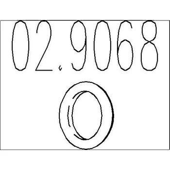 Tlumič výfuku Zarážka, tlumič výfuku MTS 02.9068