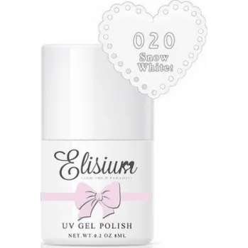 Lak na nehty Elisium Hybrid lak na nehty 020 Snow White 8ml