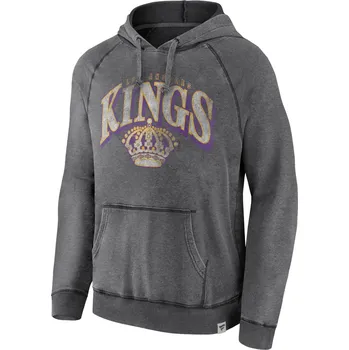 Pánská mikina Fanatics Pánská mikina Los Angeles Kings NHL Mens True Classics Washed Pullover Hoodie Velikost: XL