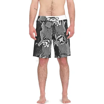 Pánské kraťasy Plavky Volcom Lido Iconic Mod 19 black white 33 2024 - Odesíláme do 24 hodin