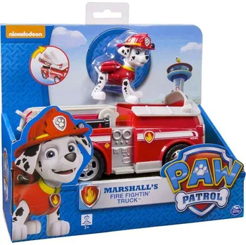 Figurka SPIN MASTER Marshall Fire hasičský vůz PAW patrola - auto a figurka