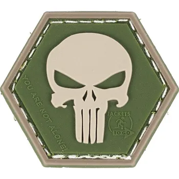 Nášivka JTG PVC 3D nášivka "YOU ARE NOT ALONE" - Multicam