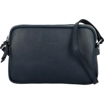 Dámská kožená crossbody kabelka tmavě modrá - Katana Prina tmavě modrá