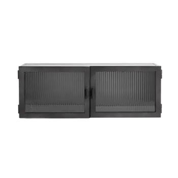 Kuchyňská skříňka Kovová nástěnná skříňka Muubs DALLAS 80cm černá