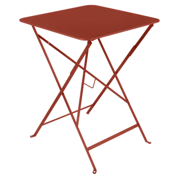 Zahradní stůl Skládací stolek Fermob BISTRO 57x57cm - Red Ochre