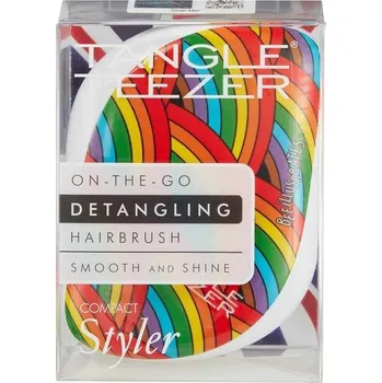 kartáč na vlasy Tangle Teezer Compact Styler Rainbow Galore