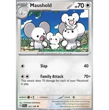 Volný čas Pokémon SV1en 161/198 Maushold - Scarlet & Violet Stav: Near Mint, Verze: NORMAL