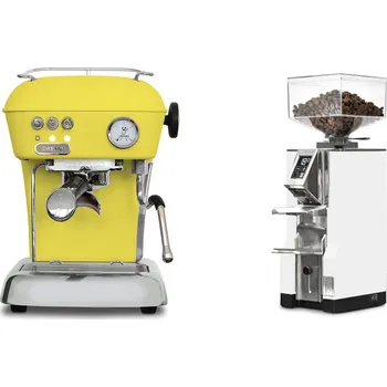 Kávovar Ascaso Dream ONE, Sun Yellow + Eureka Mignon Libra, CR white