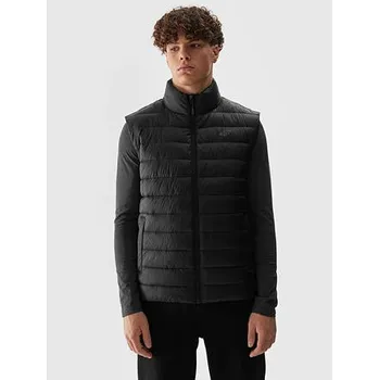 Pánská móda Pánská péřová vesta s recyklovanou výplní 4F velikost S černá