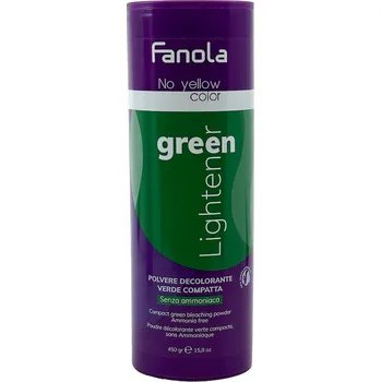 Barva na vlasy Fanola No Yellow Color Green Lightener 450 g