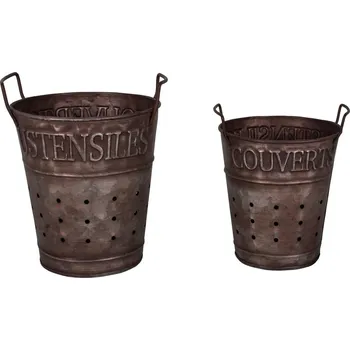 Kovové stojany na kuchyňské náčiní 2 ks – Antic Line ID_1522390