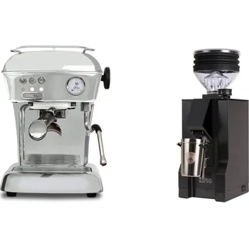 Kávovar Ascaso Dream ONE, leštěný hliník + Eureka Mignon Zero, BL black