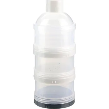 úložný prostor na hračky CMP Paris Zásobník na umělé mléko, 3 stohovatelné dózy, šedá