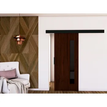 Interiérové dveře Nábytek PEGAS s.r.o. Posuvné dveře STANDART MIX G90, Wenge/Černá
