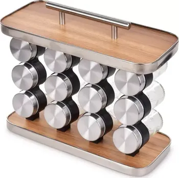 Koření Stojan na koření SPICE TOWER, třípatrový, 12 kořenek