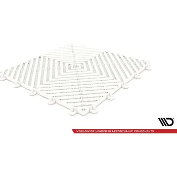 Modular Maxton floor - dlaždice modulární podlahy - bílá