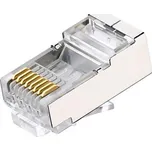 PremiumCord Konektor RJ 45 stíněný, Cat5e, balení 100ks