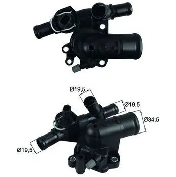 Těsnění motoru Termostat, chladivo MAHLE TI 248 89