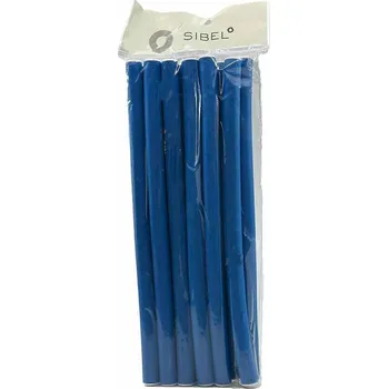 Sibel Flexi Mousse Curlers Long Blue 24 cm x 14 mm 12 ks