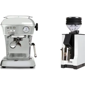 Kávovar Ascaso Dream ONE, leštěný hliník + Eureka Mignon Zero, BL white