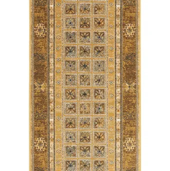 Koberec Dywilan Běhoun vlněný Omega Antik Medový Šíře: 100 cm