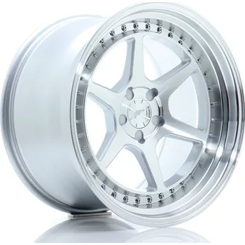 Alu kolo Japan Racing JR43 18x10,5 ET15-22 5H BLANK Stříbrná w/Machined Face