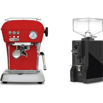 Kávovar Ascaso Dream ONE, Love Red + Eureka Mignon Specialita, BL black