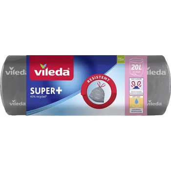 Pytle na odpadky Vileda SUPER plus 20L 171963 pytle na odpadky 20 l 15 ks