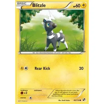 Karetní hra Pokémon BLW 040/114 Blitzle - Black & White Stav: Excellent, Verze: NORMAL