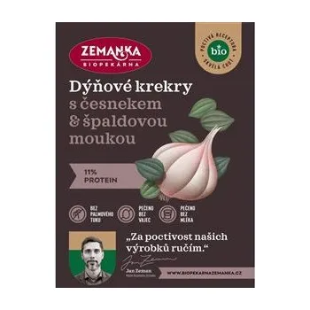 Mouka Bio krekry s dýňovým semínkem a česnekem 1,3 kg