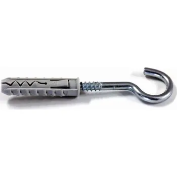 Hmoždinka Hmoždinka rozpěrná s kulatým hákem hmoždinka: Ø6x30mm, hák: Ø4x35mm 1/18 - KHS06