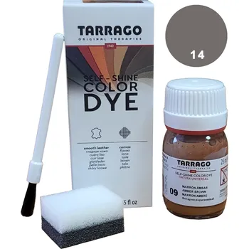 Přípravek pro údržbu obuvi TARRAGO barva na kůži-Color dye 25 ml, barva světle šedá č.14