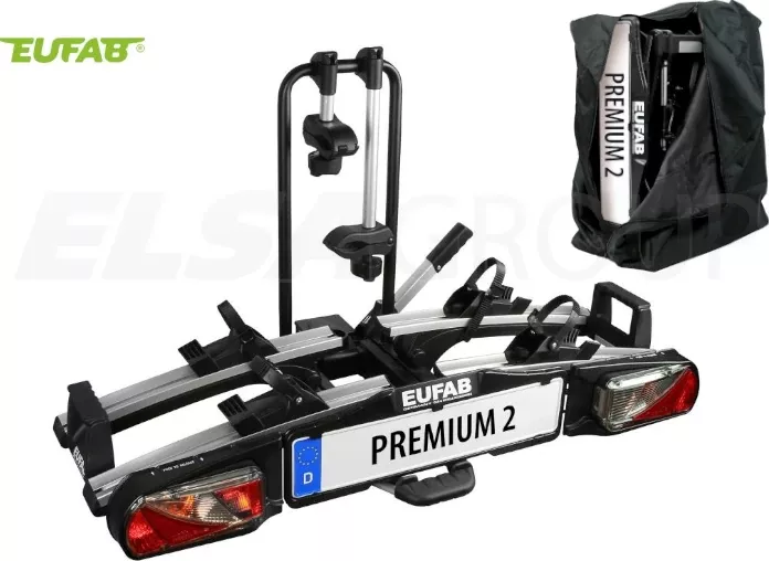 Nosič kol Eufab Premium II - 2 kola, na tažné zařízení